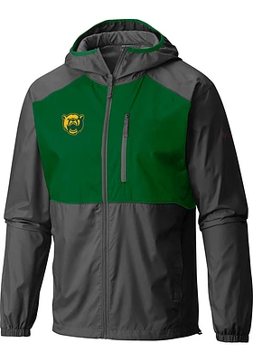Columbia Baylor Bears Mens Green Flash Forward Light Weight Jacket