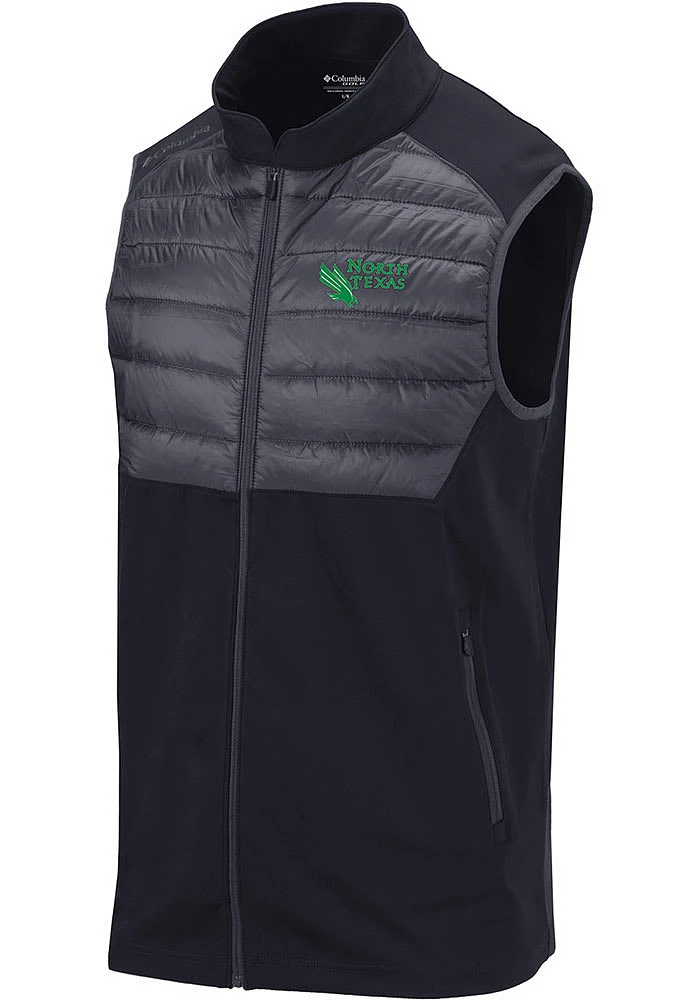 Columbia North Texas Mean Green Mens Black the Element Sleeveless Jacket