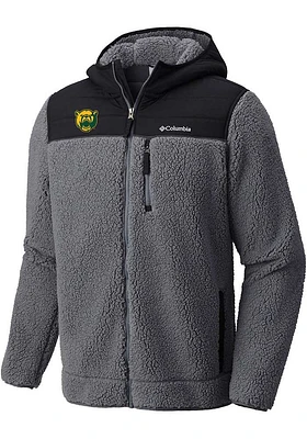 Mens Baylor Bears Columbia Moutainside Heavyweight Jacket - Charcoal