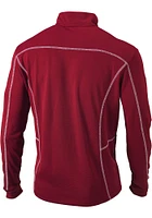Columbia Carnegie Mellon Tartans Mens Cardinal Shotgun Long Sleeve Qtr Zip Pullover
