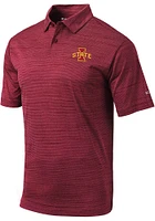 Columbia Iowa State Cyclones Mens Set Short Sleeve Polo