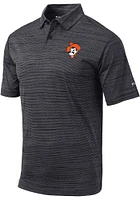 Columbia Oklahoma State Cowboys Mens Black Set Short Sleeve Polo