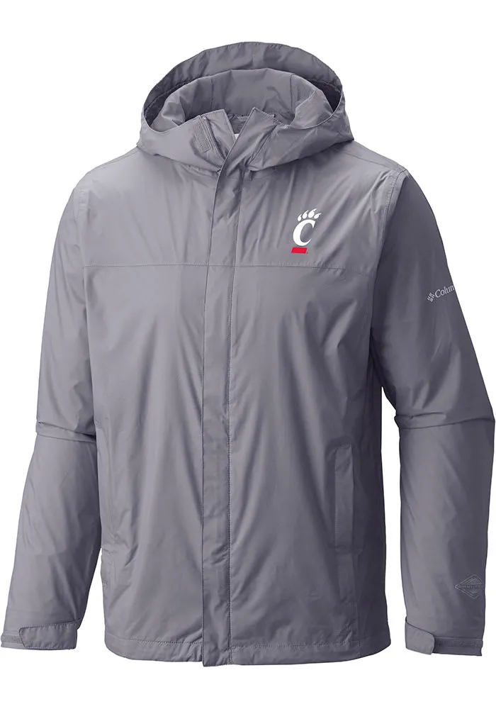 Columbia Cincinnati Bearcats Mens Grey Watertight Light Weight Jacket