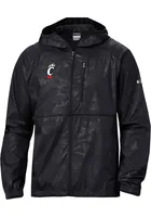 Columbia Cincinnati Bearcats Mens Black Camo Flash Forward Light Weight Jacket