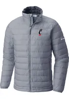 Columbia Cincinnati Bearcats Mens Grey Powder Lite Heavyweight Jacket