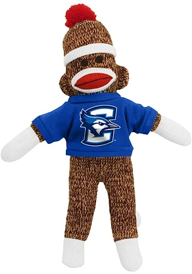 Creighton Bluejays 8 Inch Sock Monkey Plush - Blue