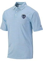 Columbia Sporting Kansas City Mens Light Blue Club Invite Short Sleeve Polo