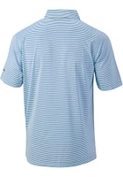 Columbia Sporting Kansas City Mens Light Blue Club Invite Short Sleeve Polo