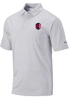 Columbia St Louis City SC Mens Grey Club Invite Short Sleeve Polo