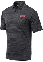 Columbia Western Kentucky Hilltoppers Mens Black Set Short Sleeve Polo