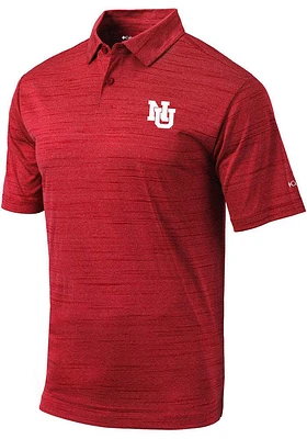 Columbia Nebraska Cornhuskers Mens Set Short Sleeve Polo