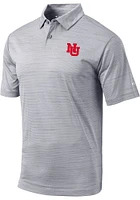 Columbia Nebraska Cornhuskers Mens Set Short Sleeve Polo