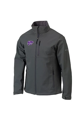 Mens K-State Wildcats Columbia Ascender II Heavyweight Jacket - Charcoal