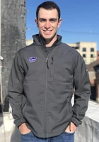 Mens K-State Wildcats Columbia Ascender II Heavyweight Jacket - Charcoal