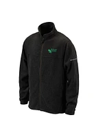 Columbia North Texas Mean Green Mens Black Flanker II Medium Weight Jacket