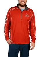 Columbia St Louis Cardinals Mens Shotgun Long Sleeve Qtr Zip Pullover