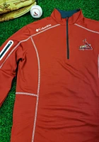 Columbia St Louis Cardinals Mens Shotgun Long Sleeve Qtr Zip Pullover