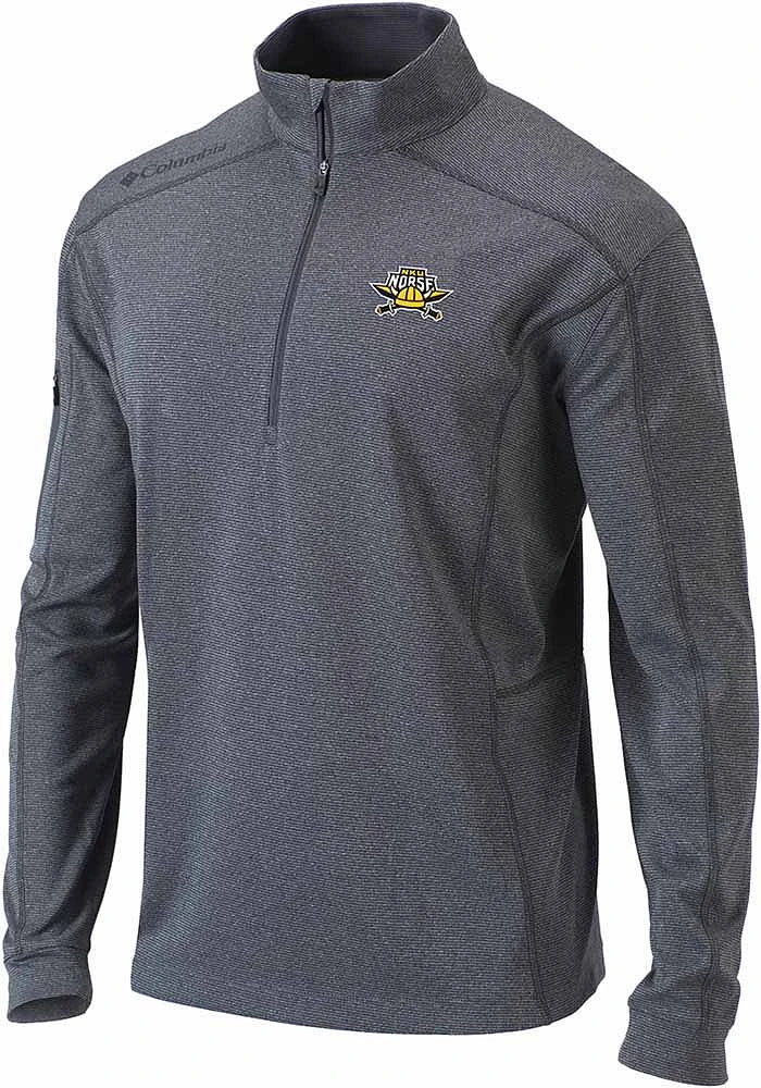 Columbia Northern Kentucky Norse Mens Grey Shotgun Long Sleeve Qtr Zip Pullover
