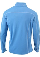 Columbia St Louis Cardinals Mens Light Blue Shotgun Long Sleeve Qtr Zip Pullover