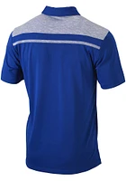 Columbia Chicago Cubs Mens Blue Utility Short Sleeve Polo