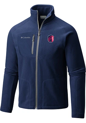 Columbia St Louis City SC Mens Navy Blue Fast Trek II Medium Weight Jacket