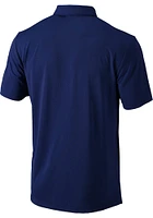 Columbia St Louis City SC Mens Navy Blue Drive Short Sleeve Polo