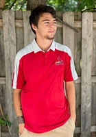 Columbia St Louis Cardinals Mens Red Bracket Short Sleeve Polo