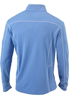 Columbia Sporting Kansas City Mens Light Blue Shogun Design Long Sleeve Qtr Zip Pullover