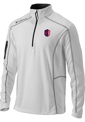 Columbia St Louis City SC Mens Shotgun Long Sleeve Qtr Zip Pullover