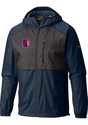 Columbia St Louis City SC Mens Navy Blue Flash Forward Light Weight Jacket