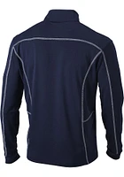Columbia Indiana Pacers Mens Navy Blue Shotgun Long Sleeve Qtr Zip Pullover