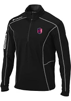 Columbia St Louis City SC Mens Black SHOTGUN Long Sleeve Qtr Zip Pullover
