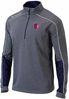 Columbia St Louis City SC Mens Shotgun Long Sleeve Qtr Zip Pullover