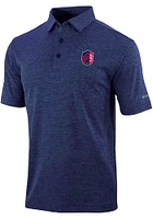 Columbia St Louis City SC Mens Navy Blue SET II Short Sleeve Polo