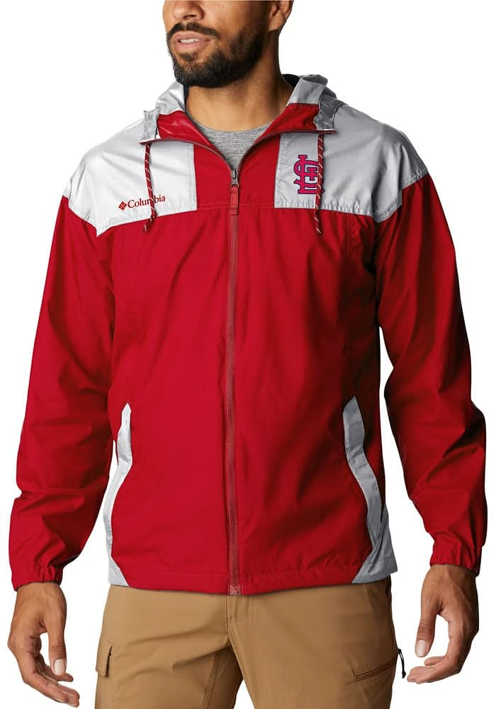 Columbia St Louis Cardinals Mens Red Flash Challenger Light Weight Jacket