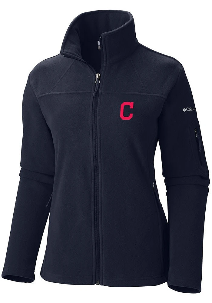 Columbia Cleveland Guardians Womens Navy Blue Give and Go Light Weight Jacket