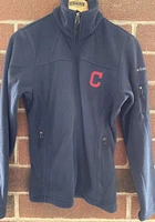 Columbia Cleveland Guardians Womens Navy Blue Give and Go Light Weight Jacket
