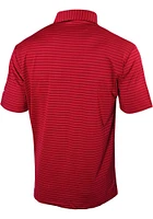 Columbia Louisville Cardinals Mens Red Smooth Role Short Sleeve Polo