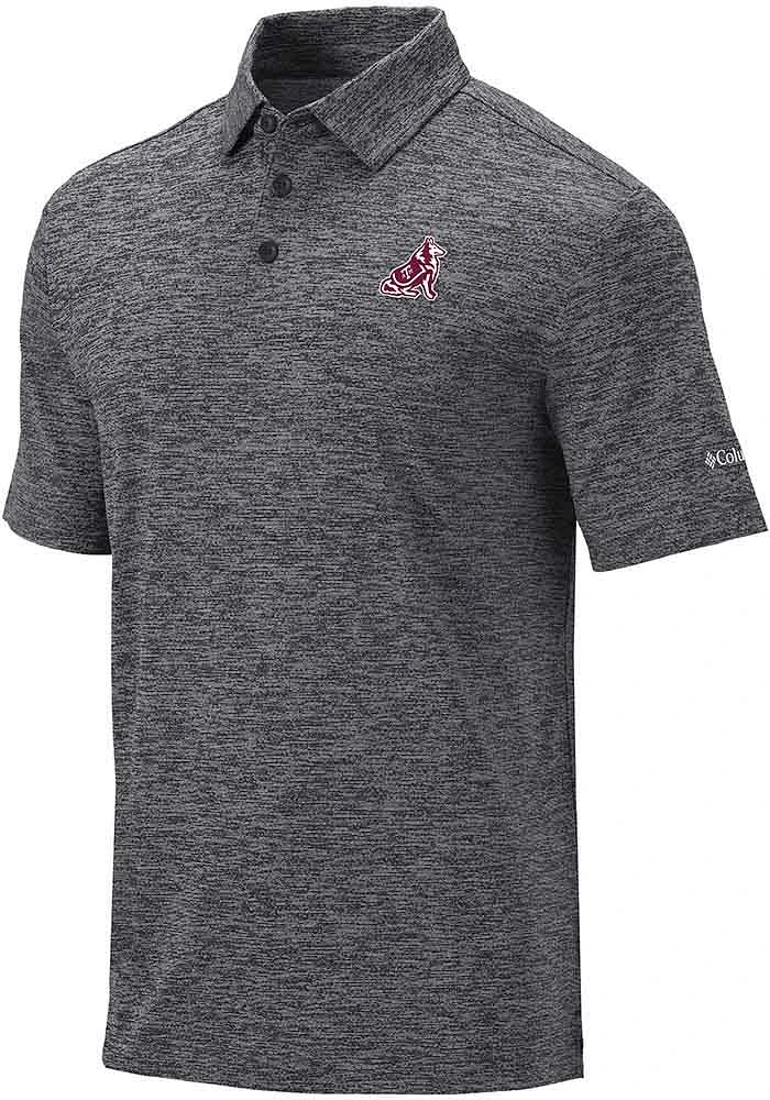 Columbia Texas A&M Aggies Mens Final Round Polo Short Sleeve