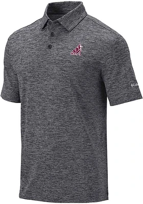 Columbia Texas A&M Aggies Mens Final Round Polo Short Sleeve