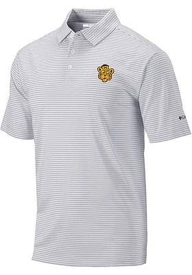 Columbia Missouri Tigers Mens Grey Club Invite Short Sleeve Polo