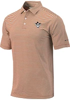 Columbia Texas Longhorns Mens Burnt Orange Club Invite Short Sleeve Polo