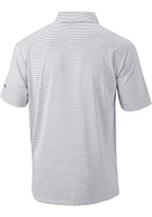 Columbia Texas Longhorns Mens Grey Club Invite Short Sleeve Polo