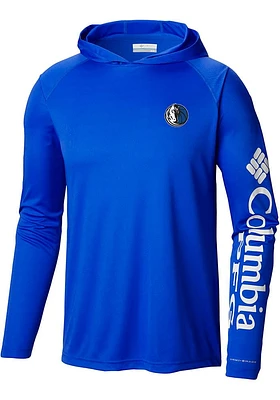 Columbia Dallas Mavericks Mens Blue Terminal Tackle Hood