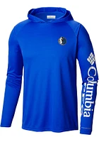 Columbia Dallas Mavericks Mens Blue Terminal Tackle Hood