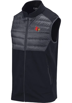 Columbia Louisville Cardinals Mens Black the Element Sleeveless Jacket