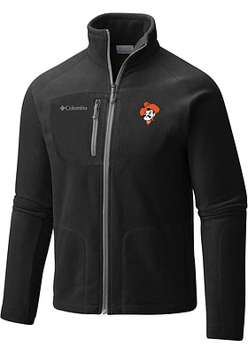 Columbia Oklahoma State Cowboys Mens Black Fast Trek II Medium Weight Jacket