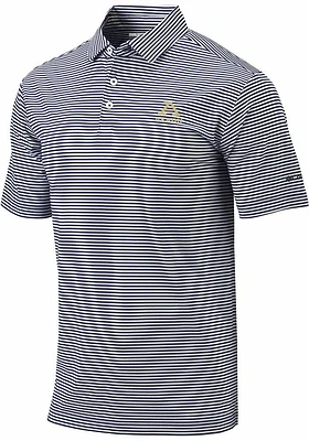Columbia Akron Zips Mens Navy Blue Club Invite Short Sleeve Polo