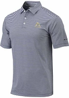 Columbia Akron Zips Mens Navy Blue Club Invite Short Sleeve Polo