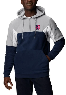 Columbia St Louis City SC Mens Navy Blue Lodge Hood